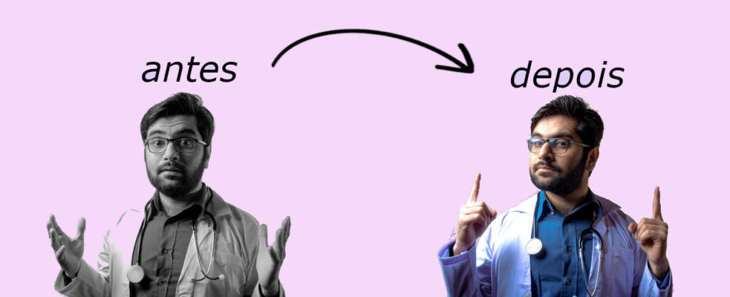Antes e depois